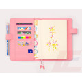 Neue modische Mode A5 PU Leder Binder Planer, Macarons Notebooks Schreibwaren